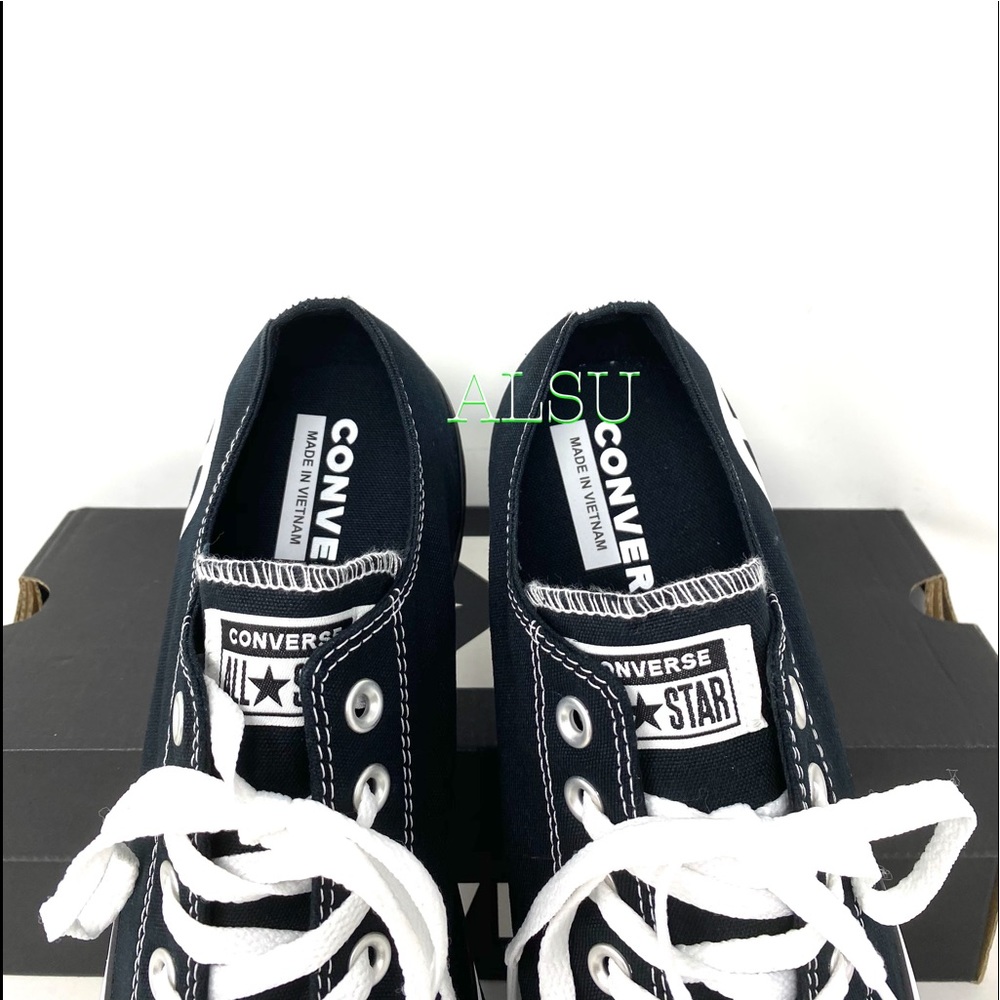 Converse Chuck Taylor ☮️ AS Canvas Low Skate Men’s Size Black Sneakers 165769F - Picture 10 of 13